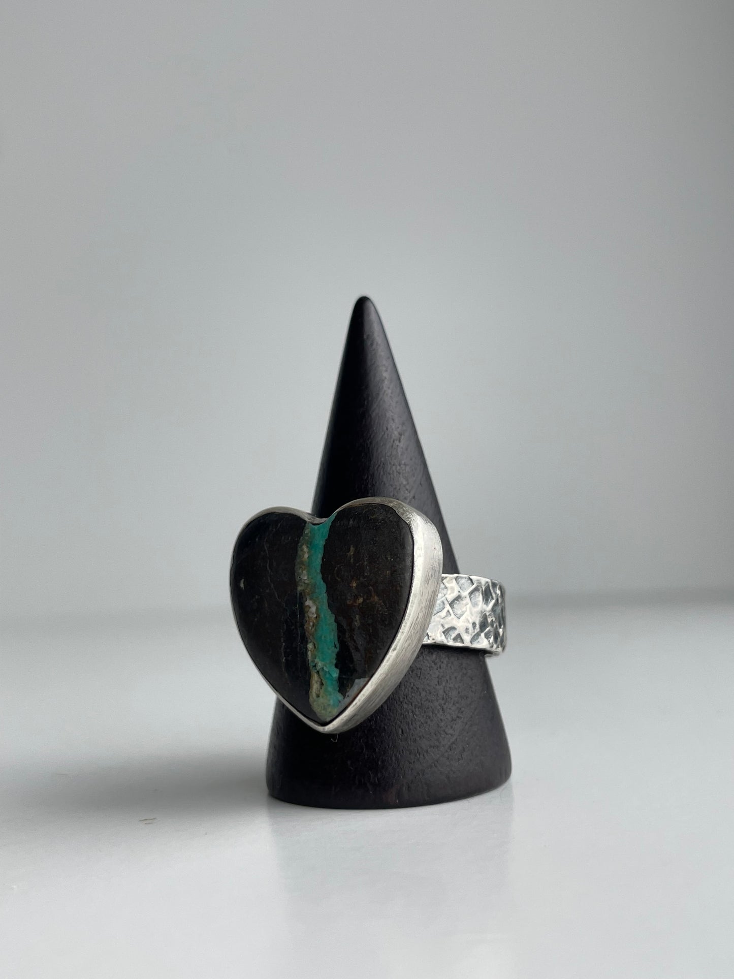 Turquoise and Sterling Ring - US 10.25
