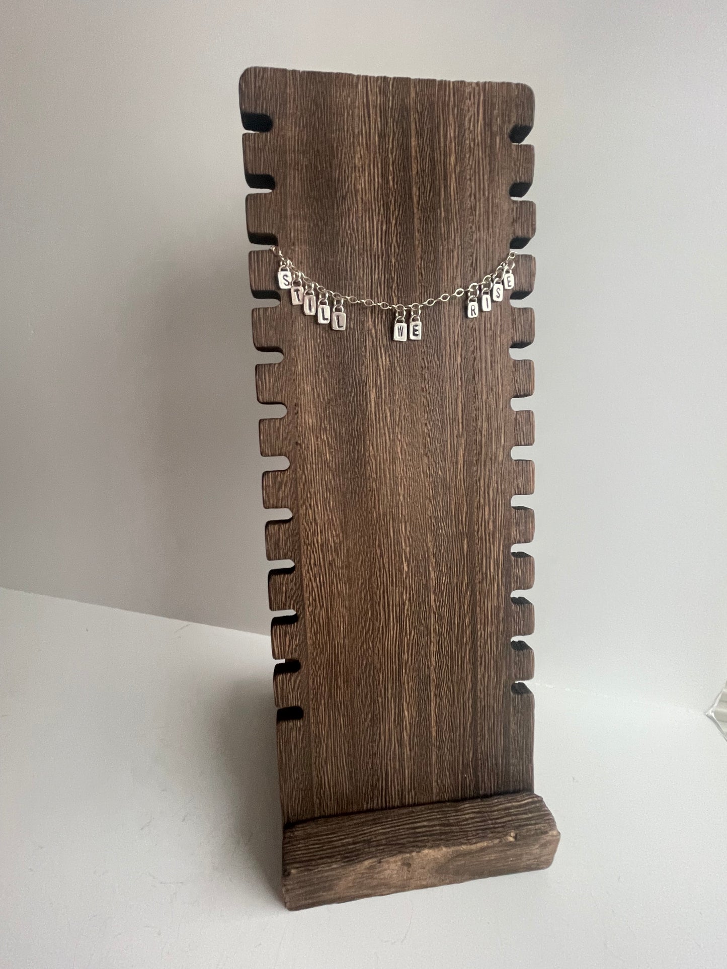 STILL WE RISE - Made to Order - Sterling Necklace