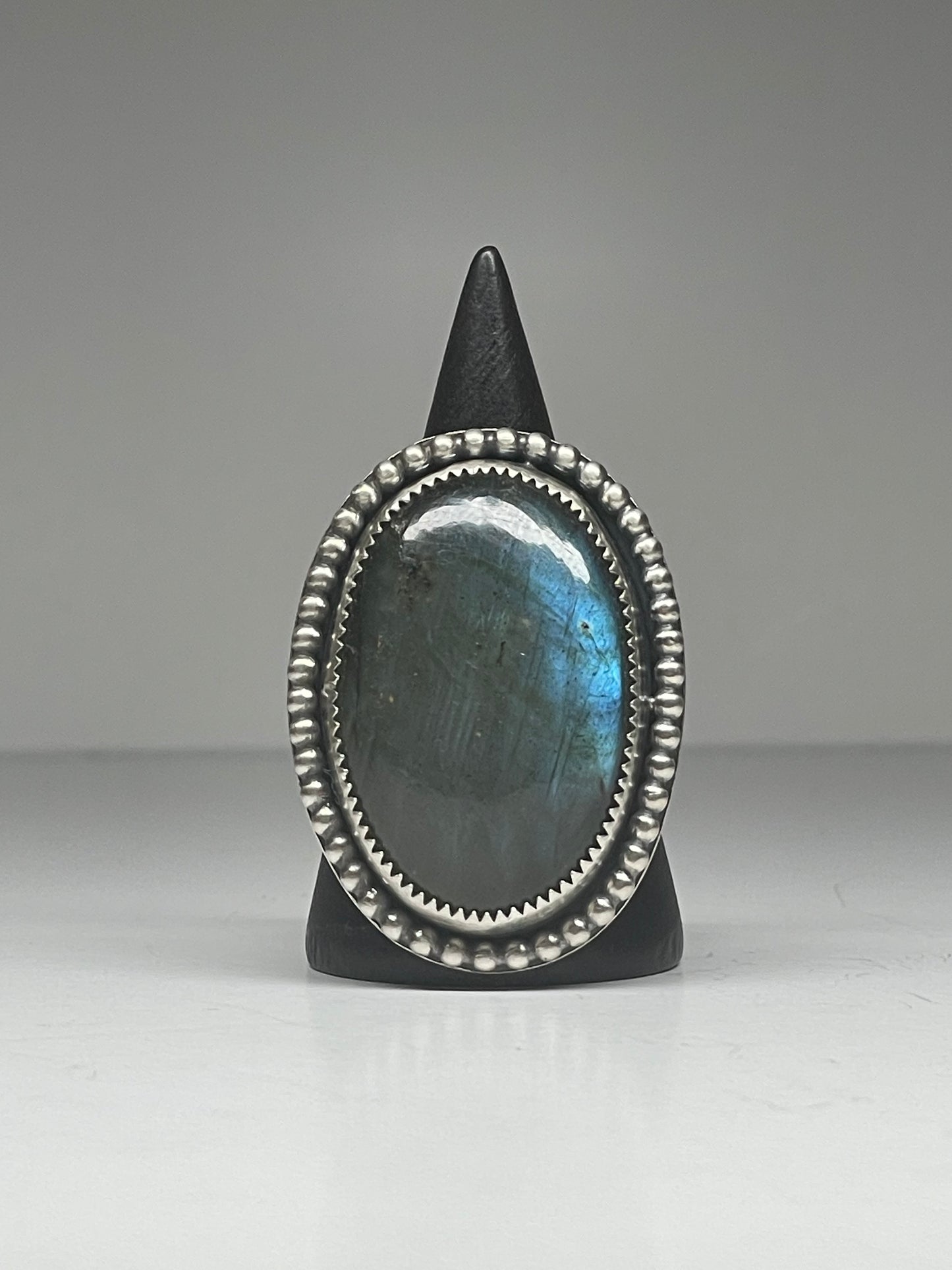 Labradorite and Sterling Ring - US 10