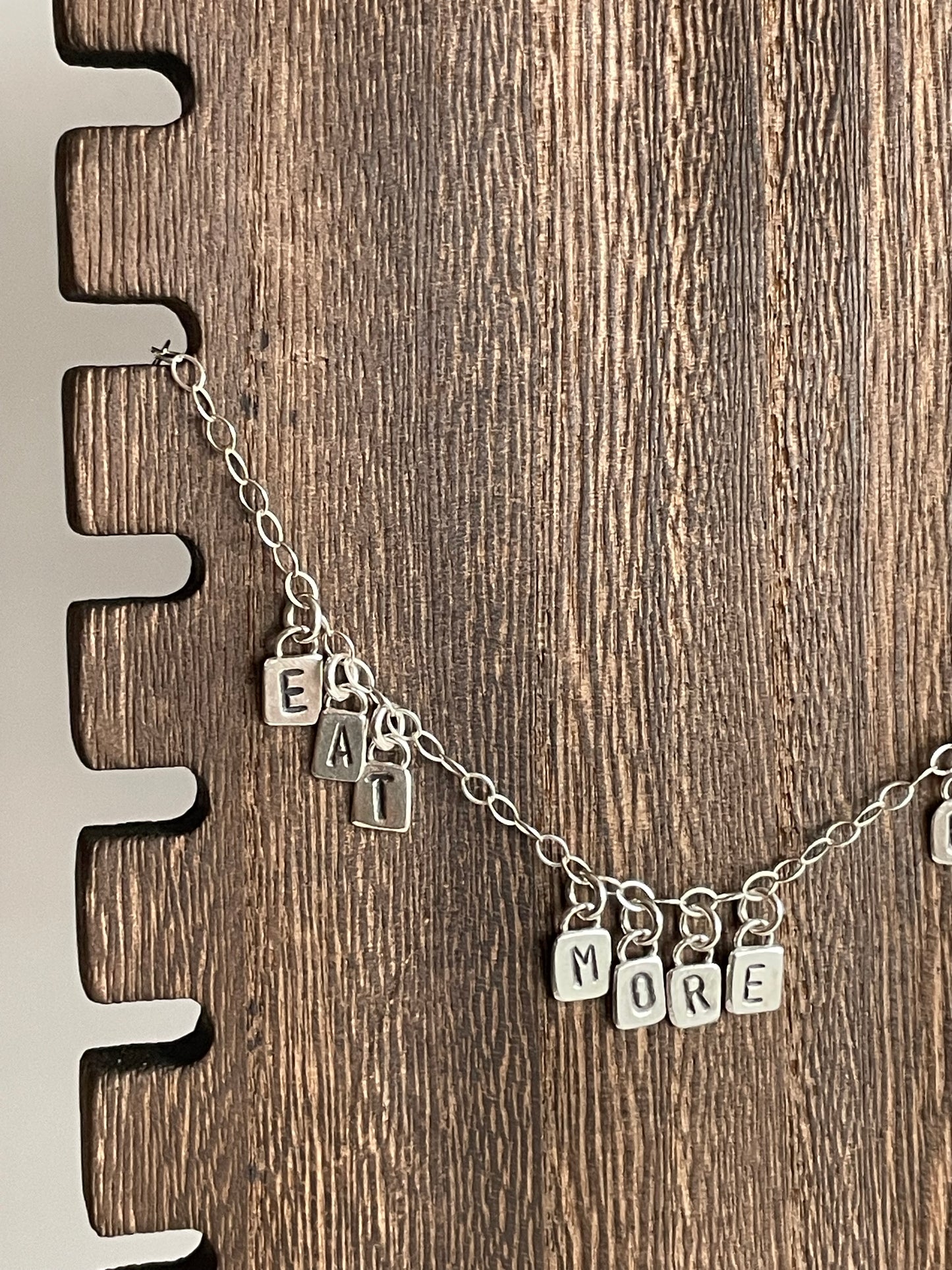 EAT MORE PUSSY - Made to Order - Sterling Necklace