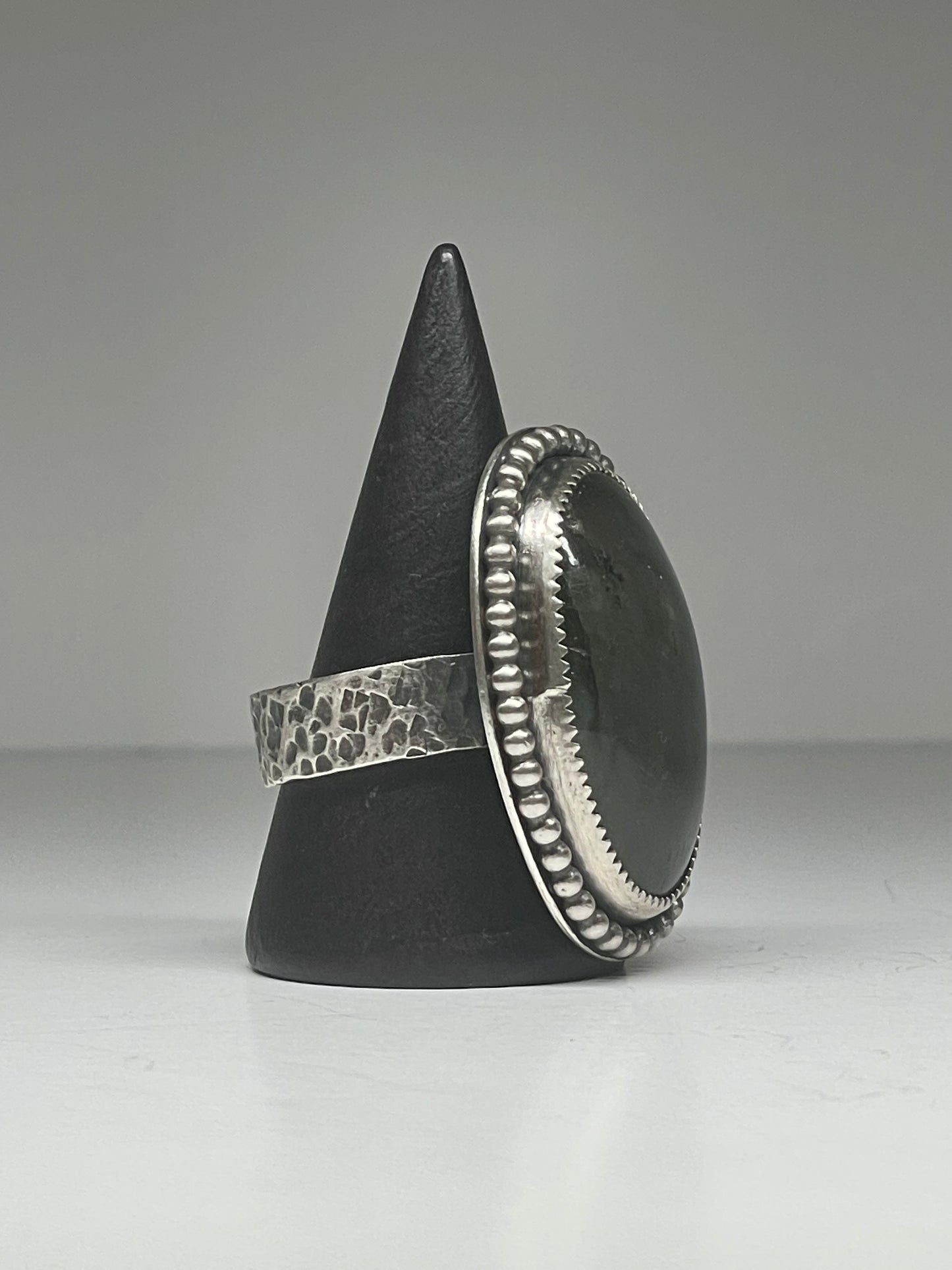 Labradorite and Sterling Ring - US 10
