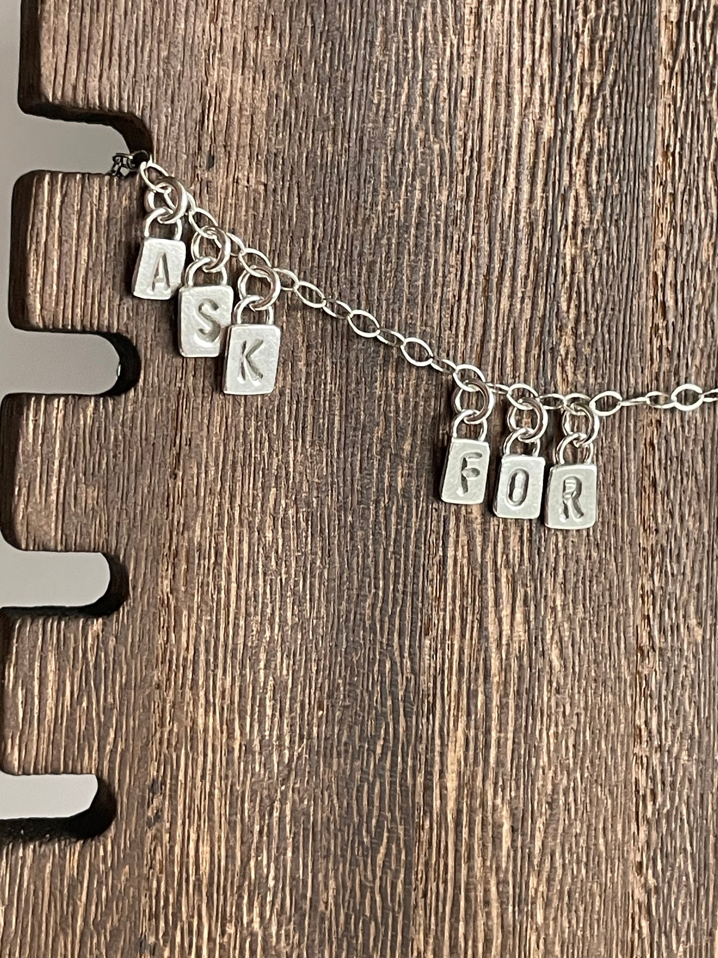 ASK FOR JANE - Made to Order - Sterling Necklace