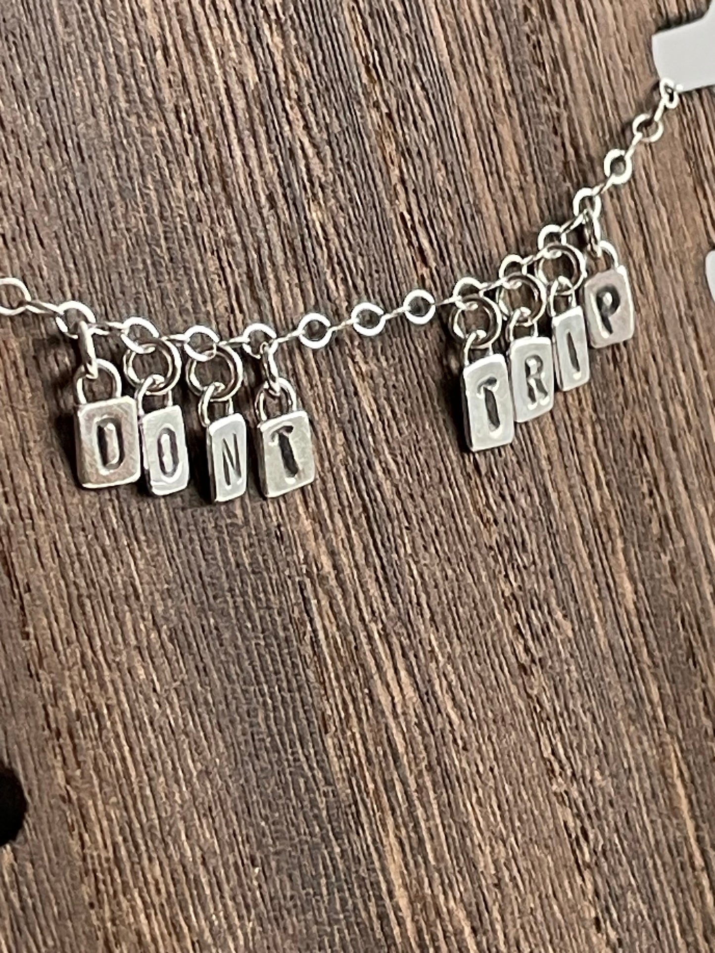 DONT TRIP - Made to Order - Sterling Necklace