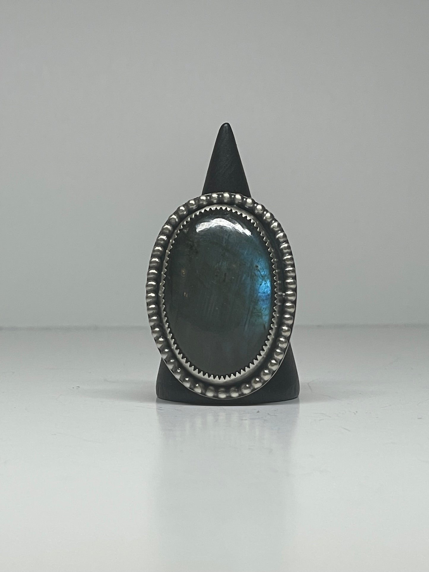 Labradorite and Sterling Ring - US 10