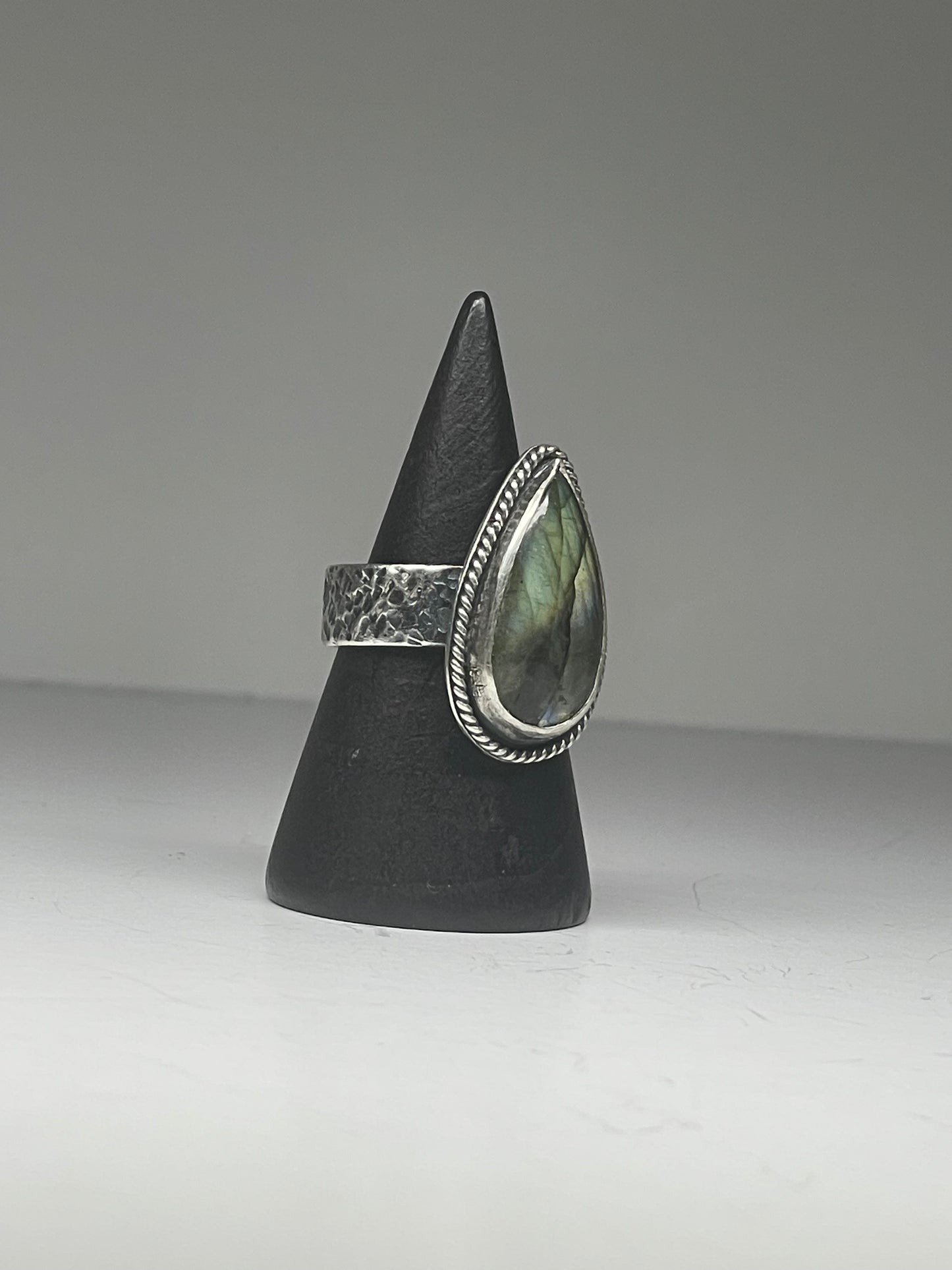 Labradorite and Sterling Ring - US 6