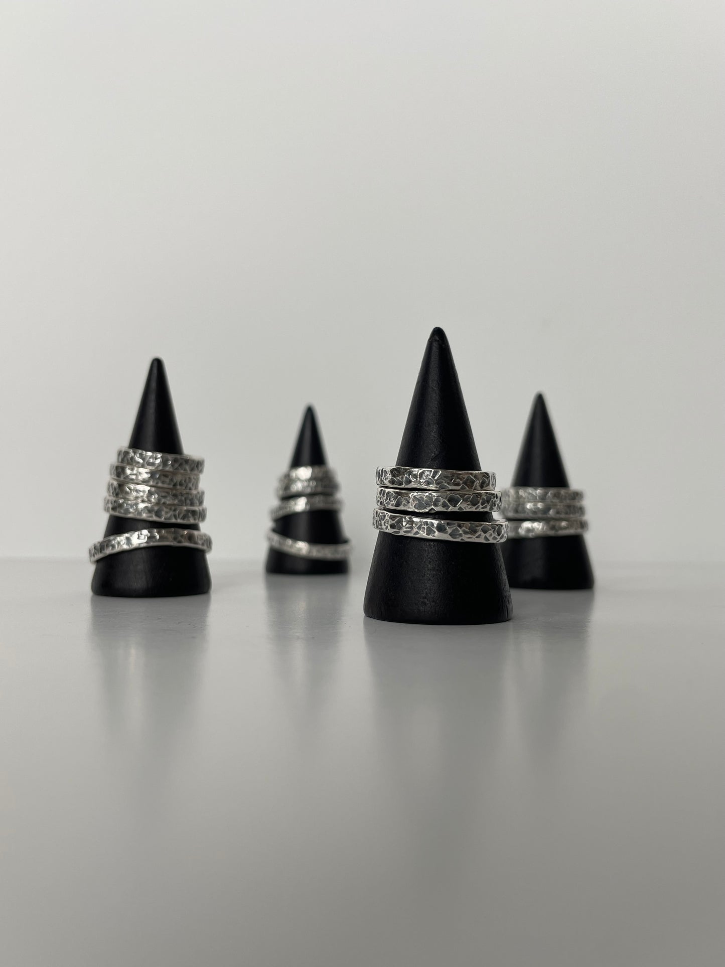 MTO Hammered Sterling Silver Ring