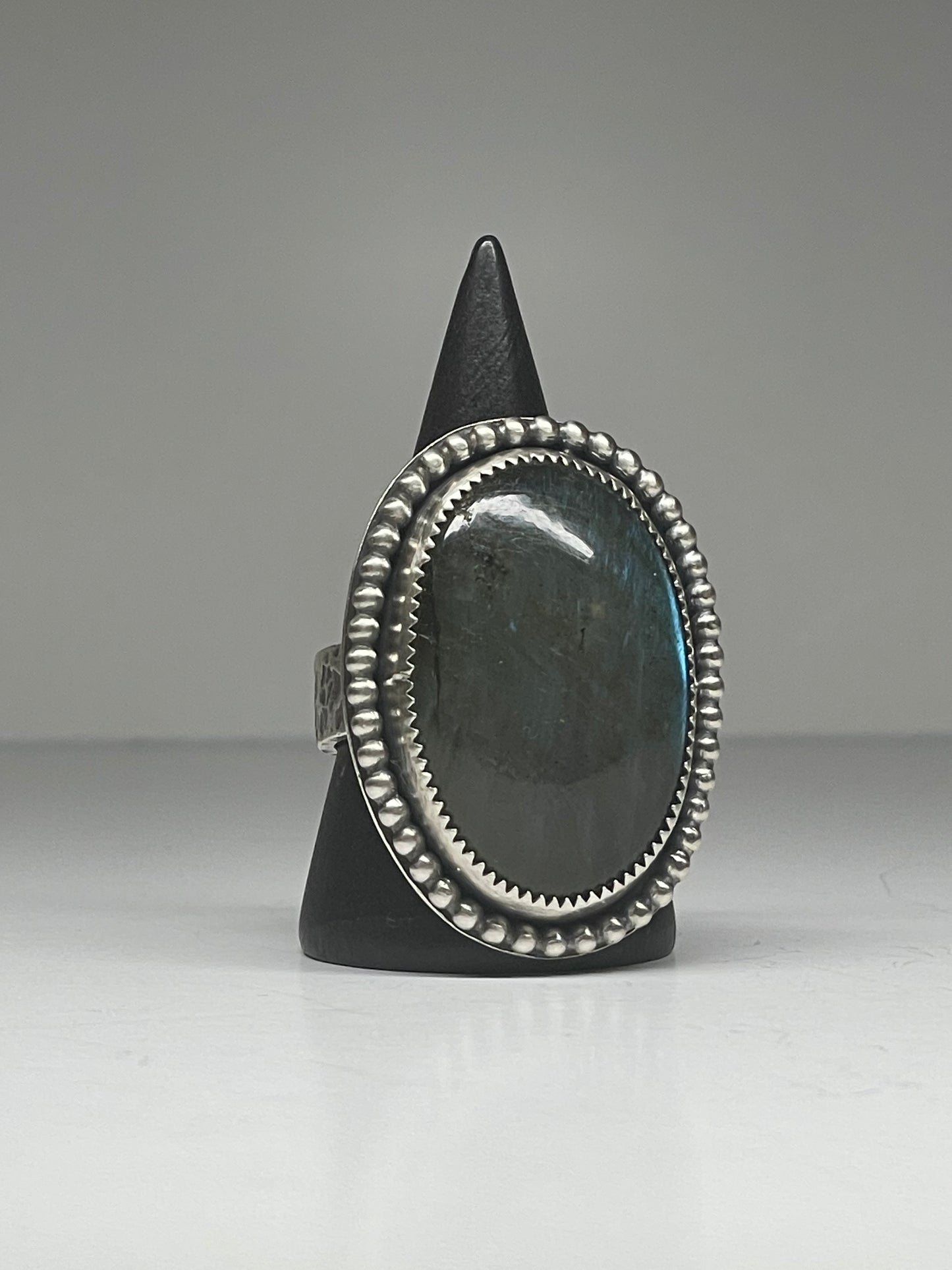 Labradorite and Sterling Ring - US 10