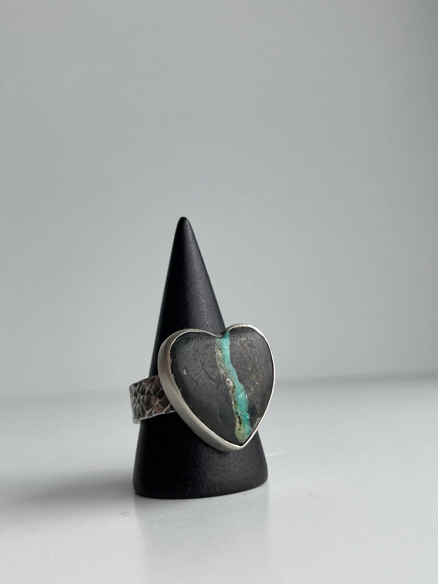 Turquoise and Sterling Ring - US 10.25