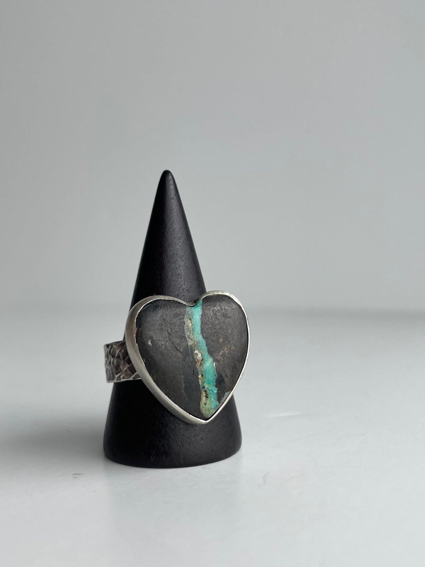 Turquoise and Sterling Ring - US 10.25