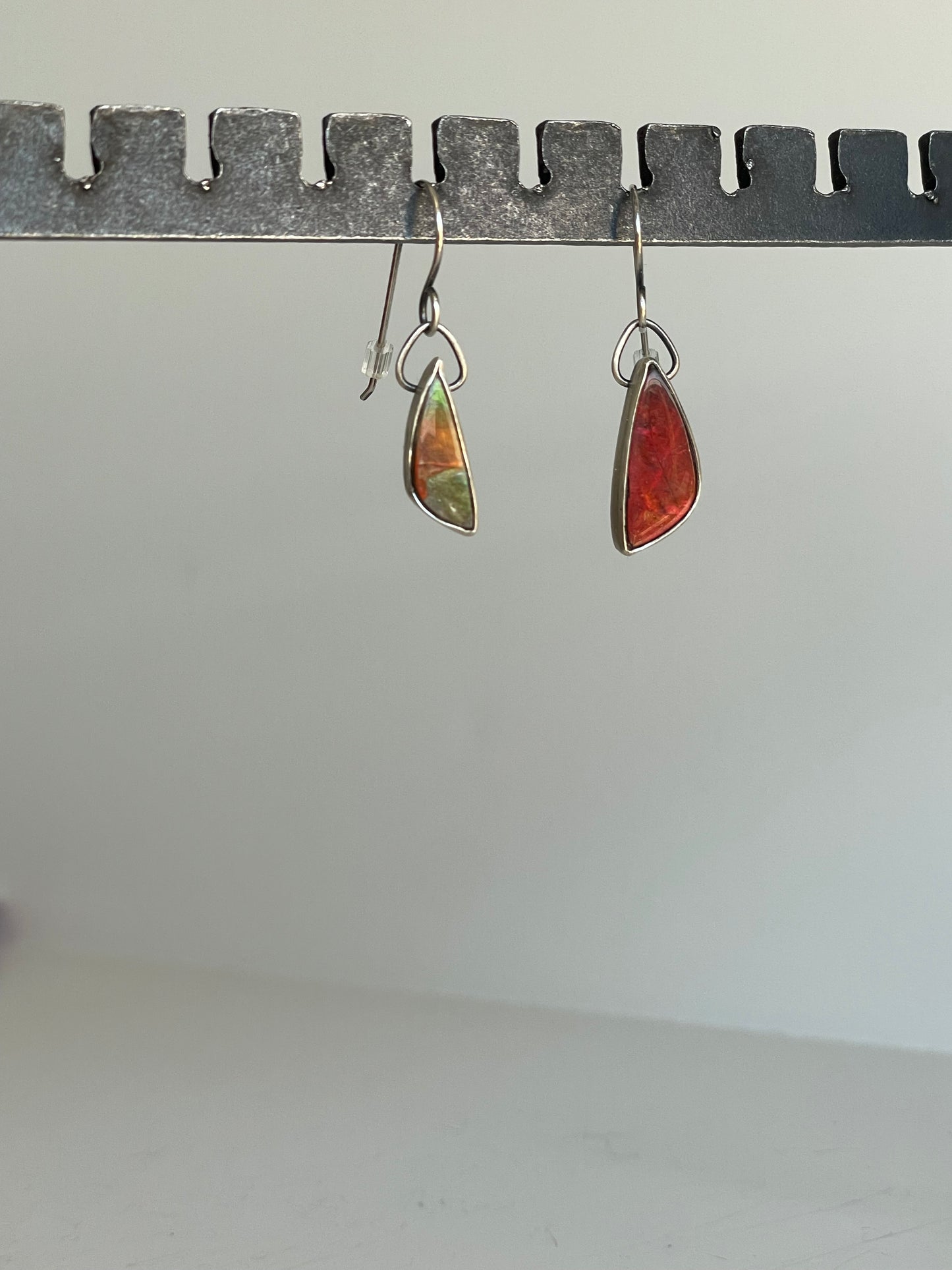 Ammolite and Sterling Dangles (Copy)
