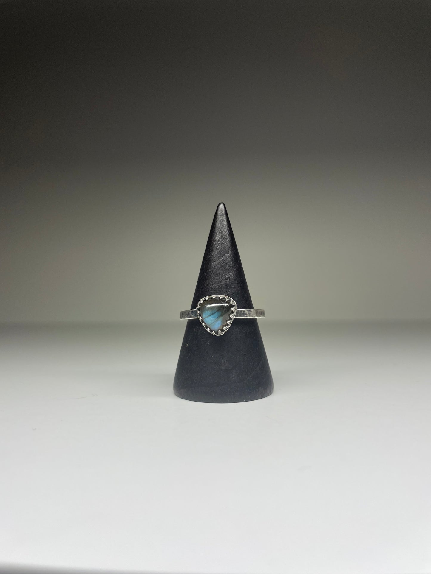 Labradorite and Sterling Ring - US 7