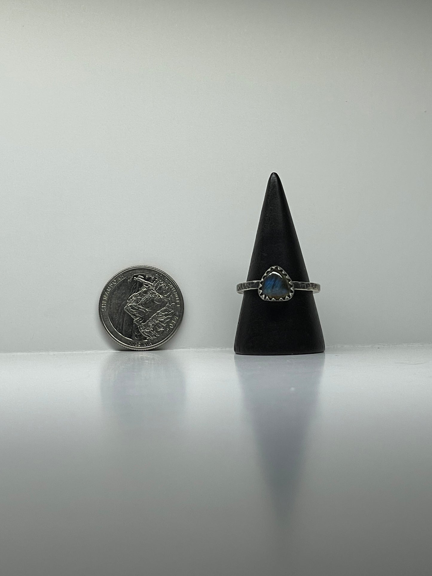 Labradorite and Sterling Ring - US 8