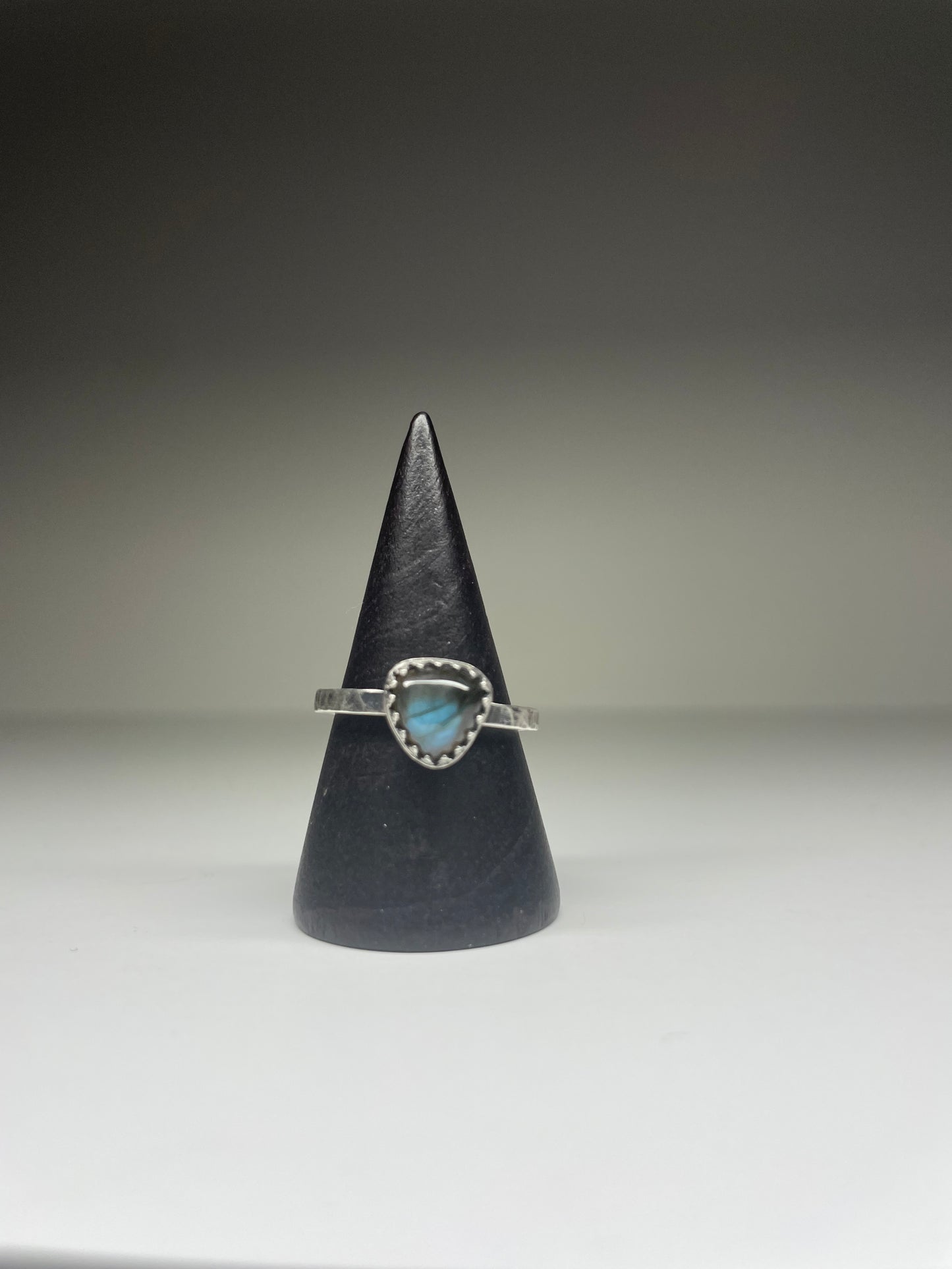 Labradorite and Sterling Ring - US 7