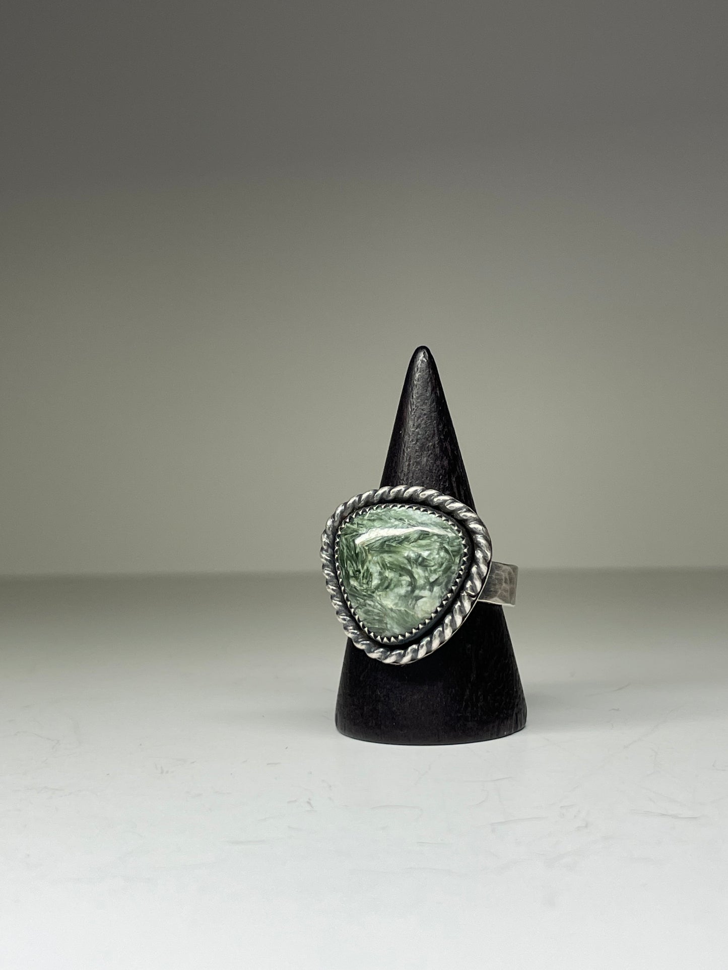 Seraphinite and Sterling Ring - US 8