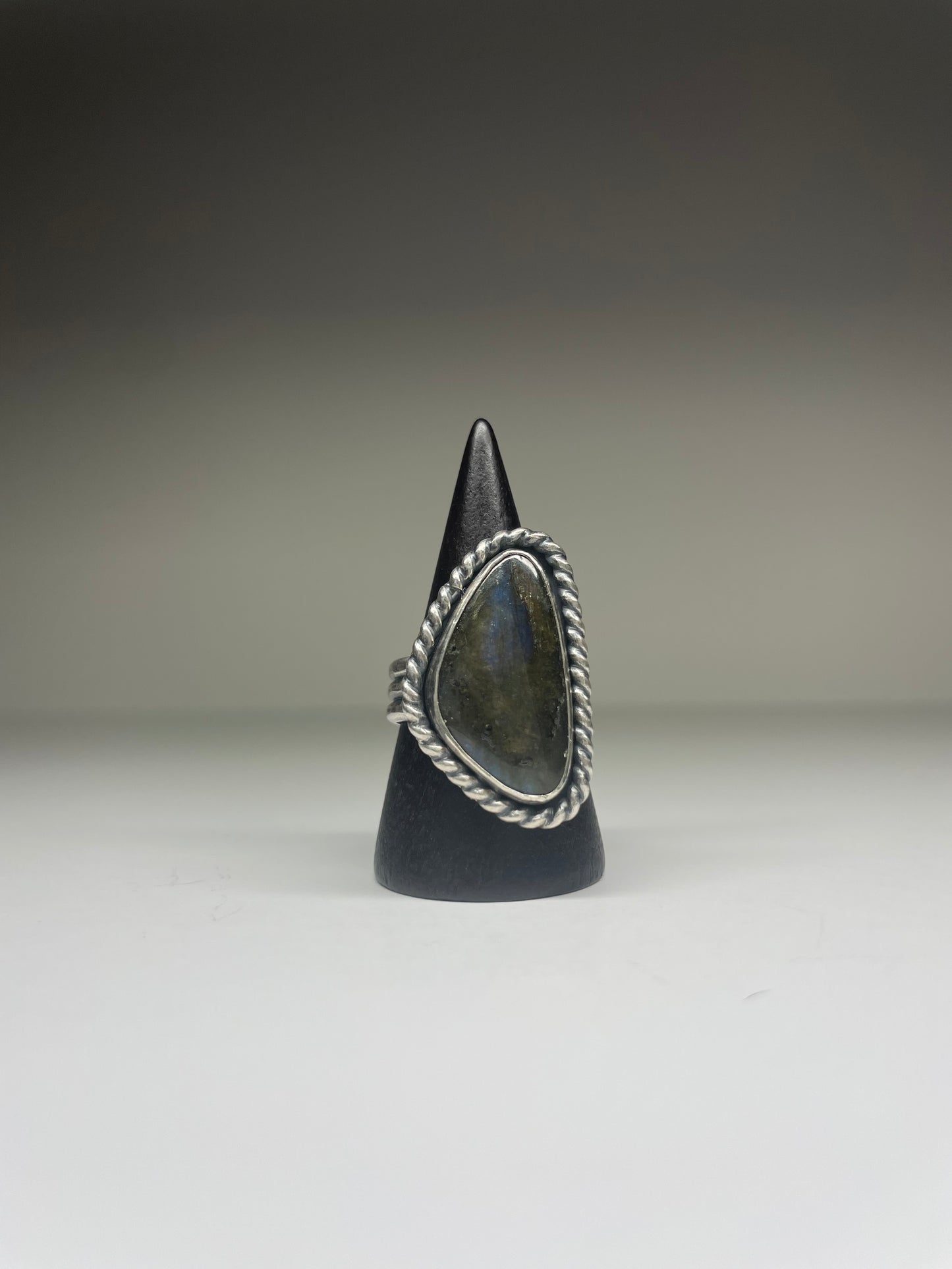 Labradorite and Sterling Ring - US 8.5