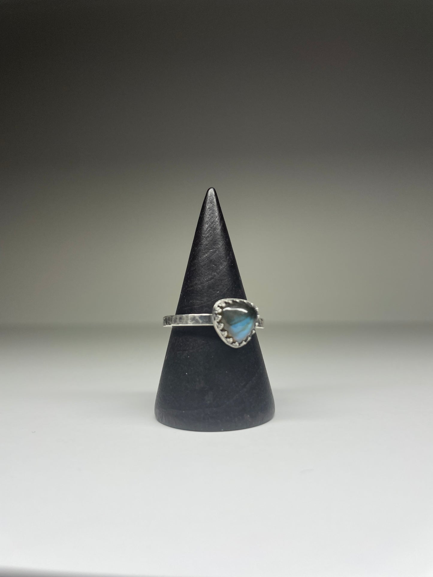 Labradorite and Sterling Ring - US 7