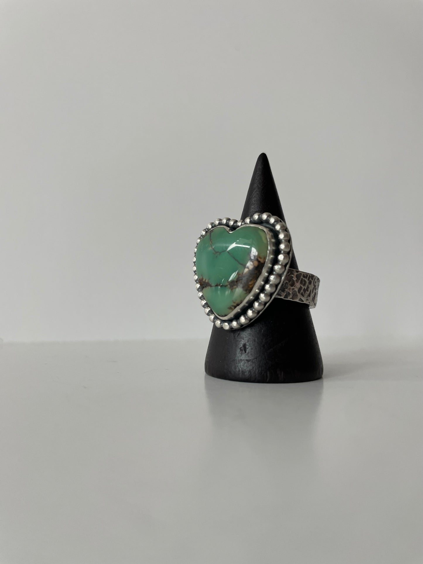 Turquoise and Sterling Ring - US 9.5