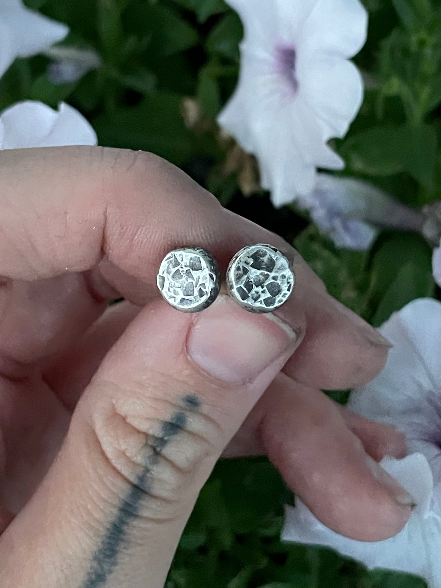 MTO Full Moon Sterling Studs
