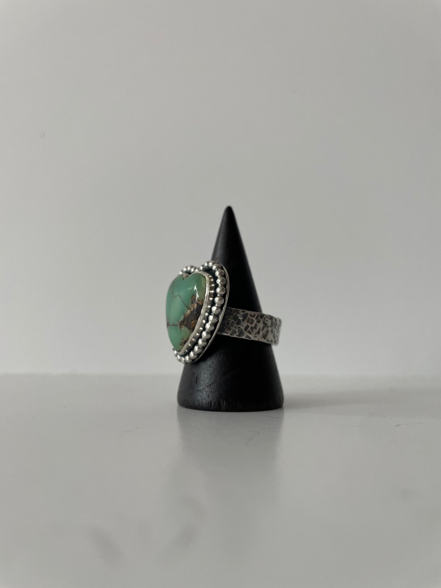 Turquoise and Sterling Ring - US 9.5