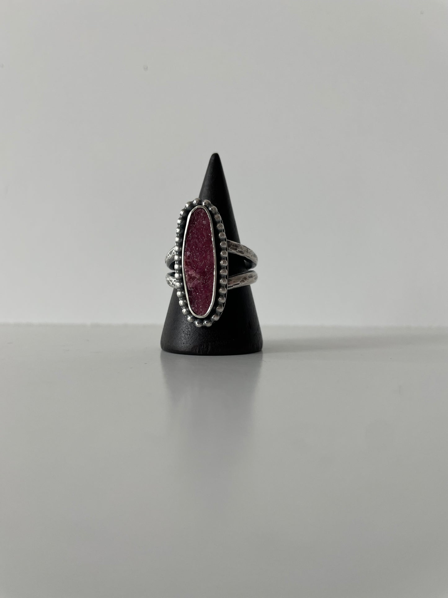 Cobalto Calcite and Sterling Ring - US 8