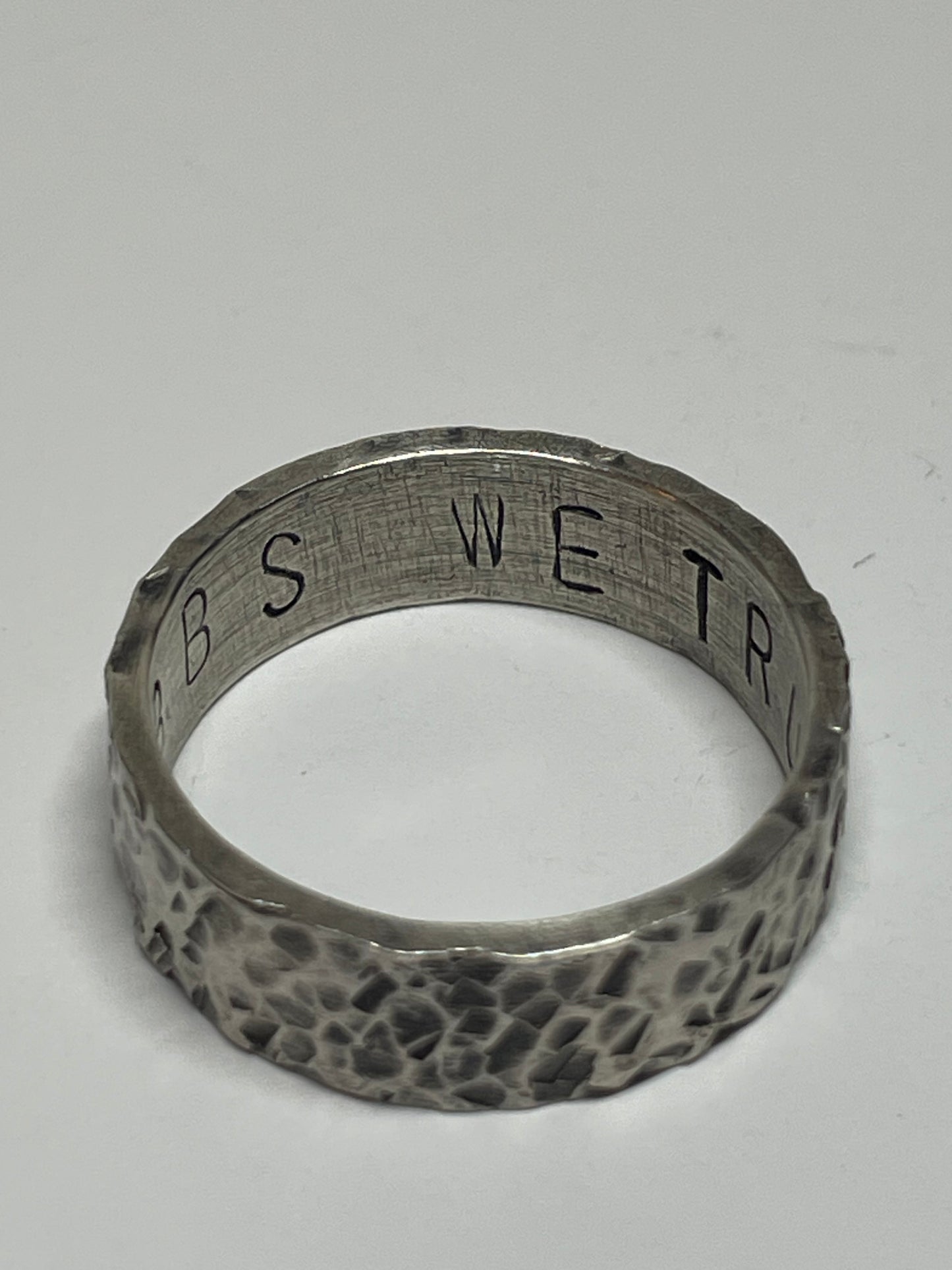 MTO “IN DOBBS WE TRUST” Sterling Silver Ring