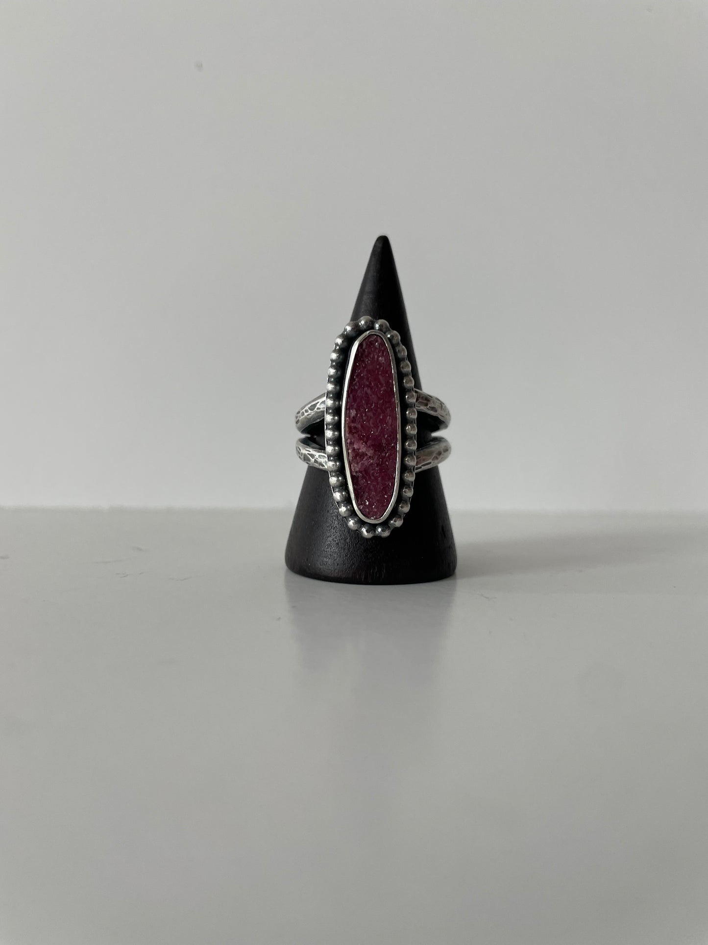Cobalto Calcite and Sterling Ring - US 8