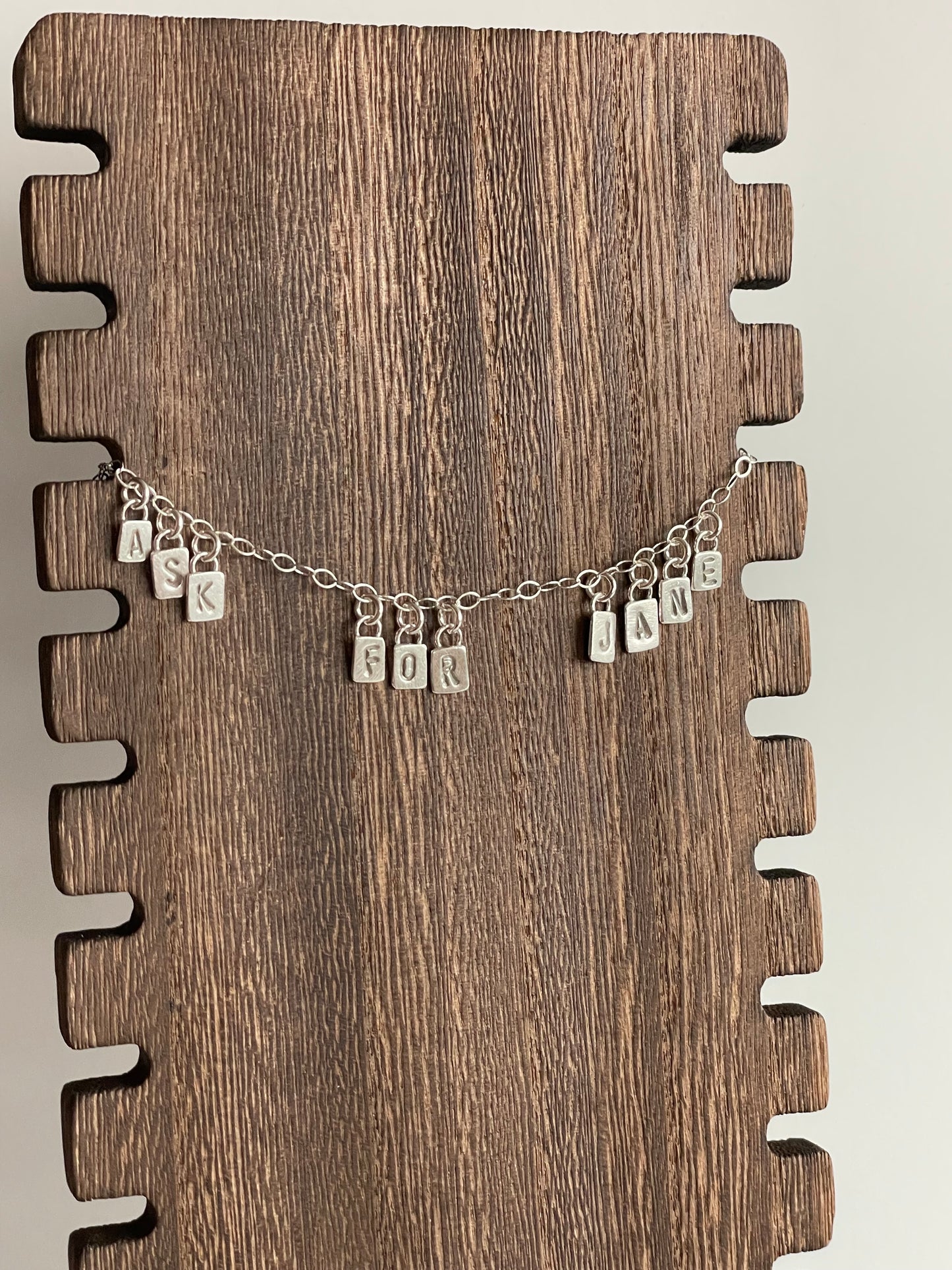 ASK FOR JANE - Made to Order - Sterling Necklace
