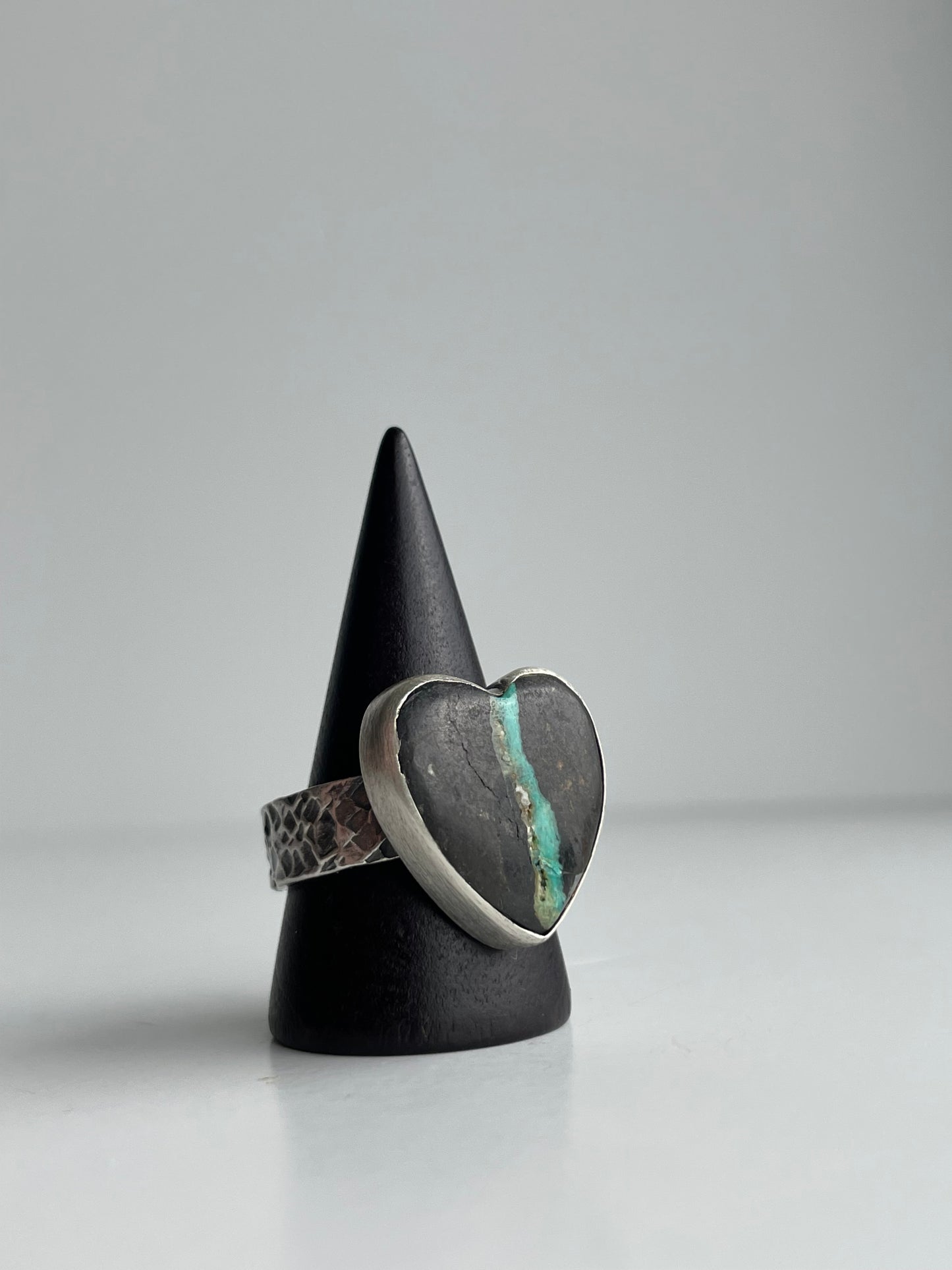 Turquoise and Sterling Ring - US 10.25