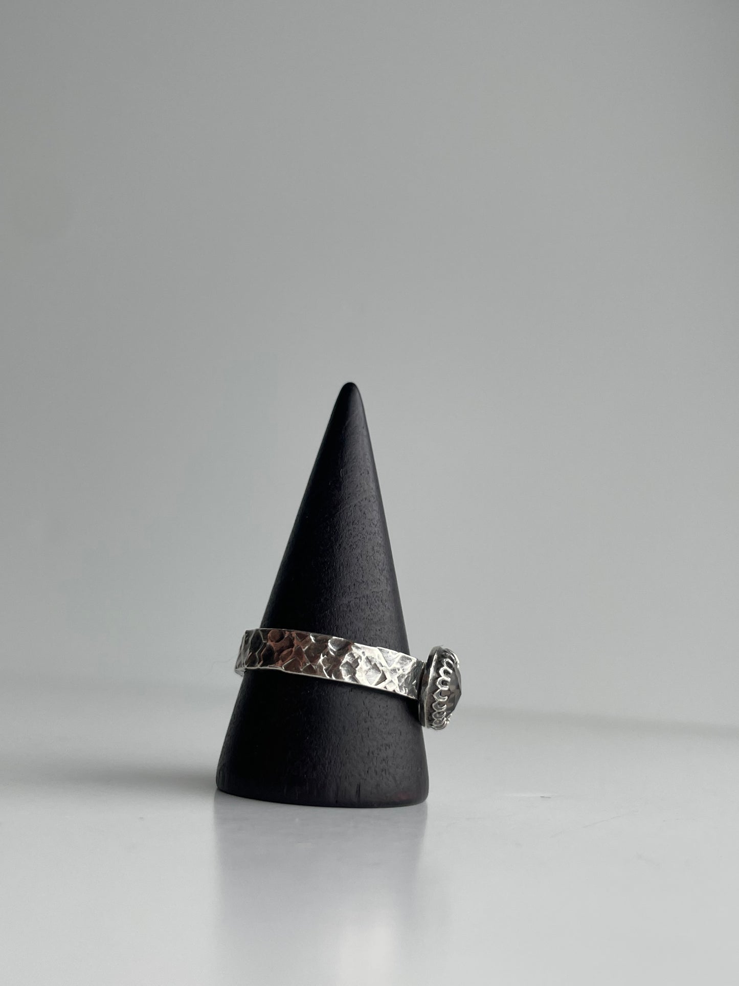 Smoky Quartz and Sterling Ring - US 10