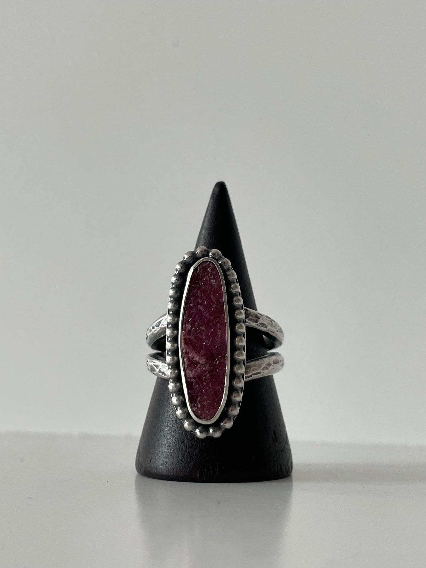 Cobalto Calcite and Sterling Ring - US 8