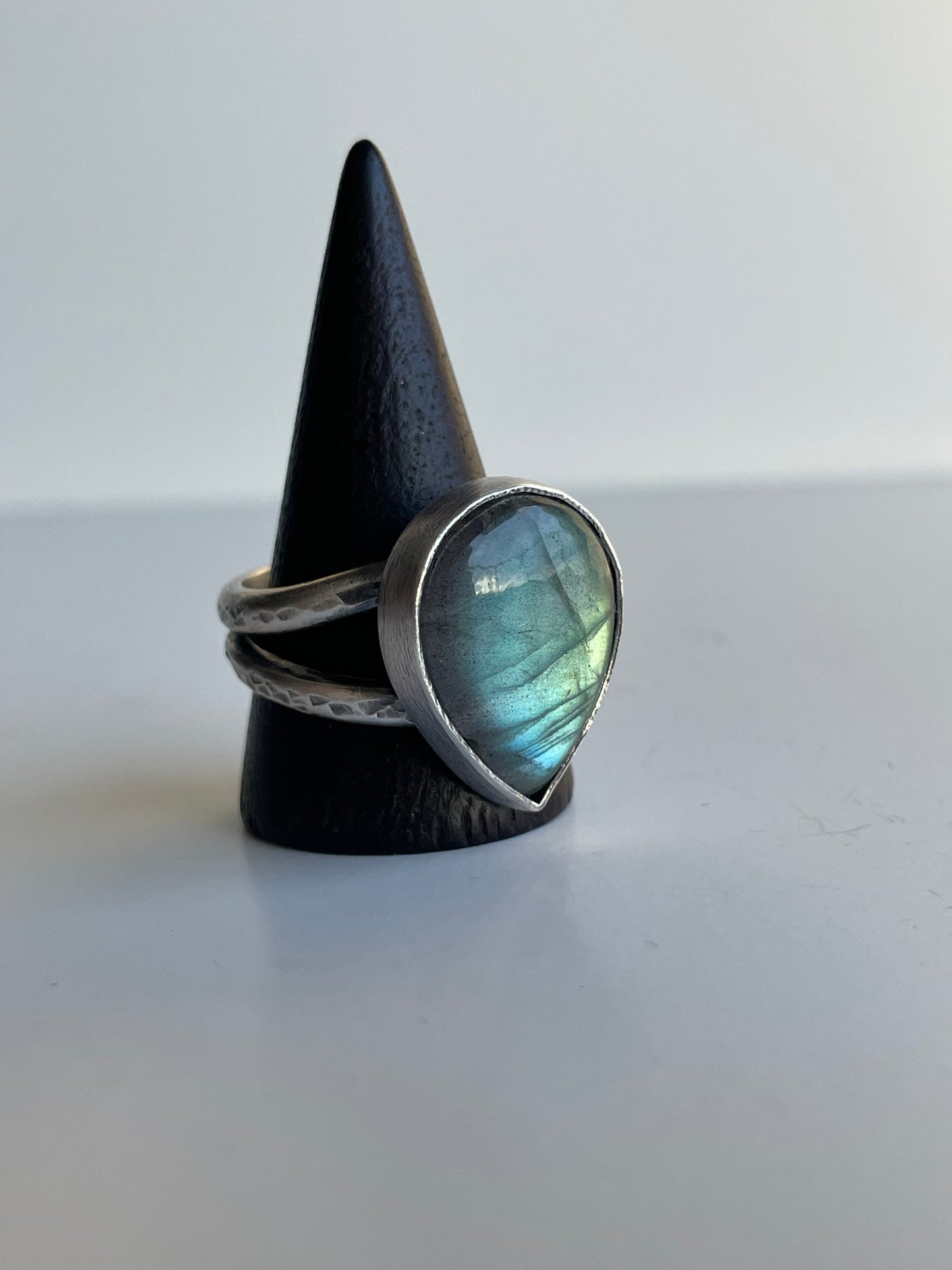 Labradorite and Sterling Ring - US 11