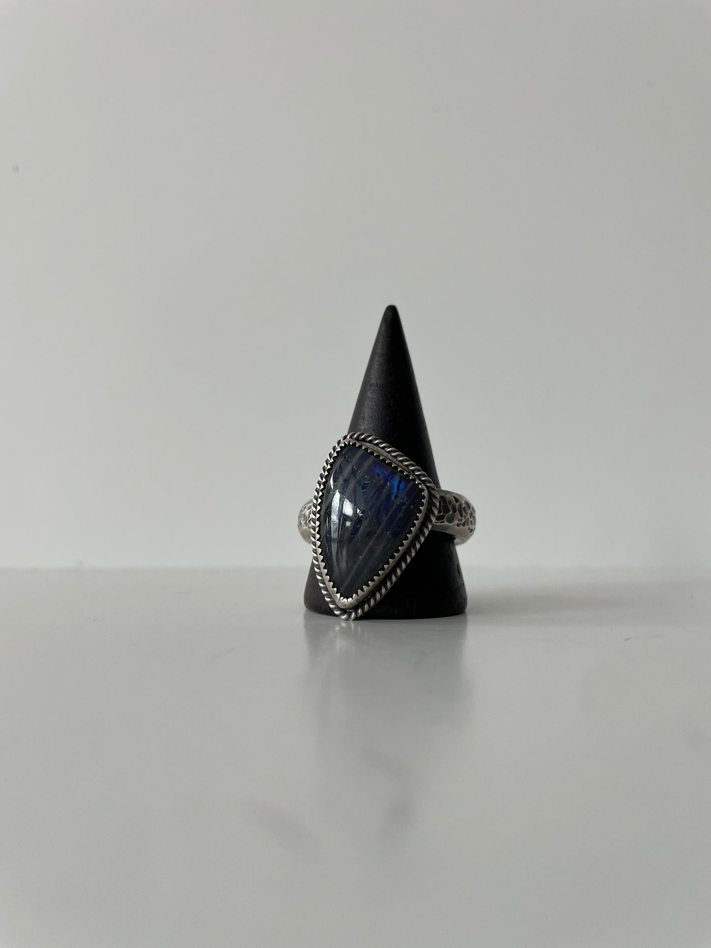 Labradorite and Sterling Ring - US 12