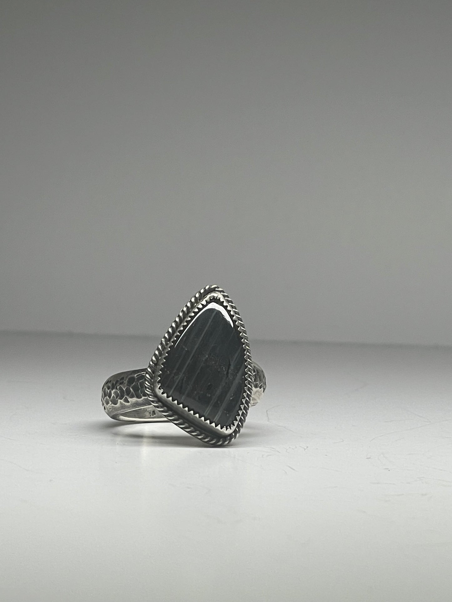 Labradorite and Sterling Ring - US 12