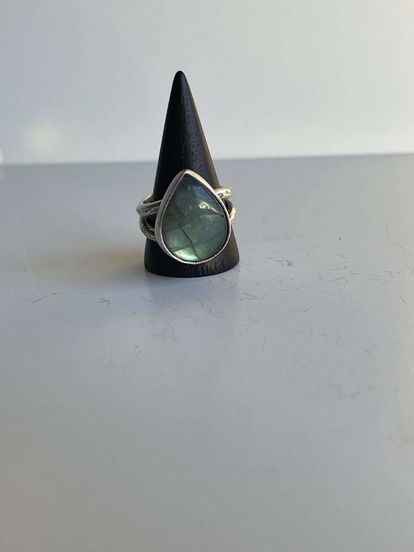 Labradorite and Sterling Ring - US 11