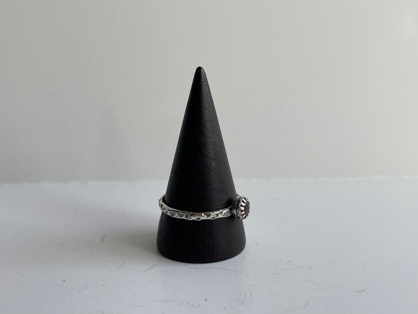 Tourmaline and Sterling Ring - US 10.5