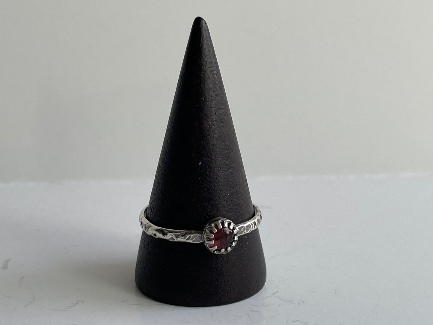 Tourmaline and Sterling Ring - US 10.5