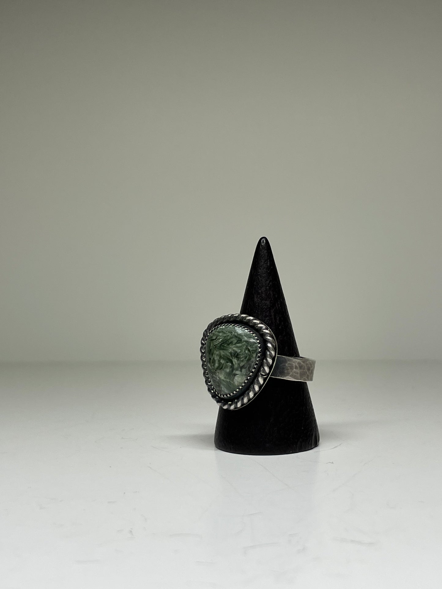 Seraphinite and Sterling Ring - US 8