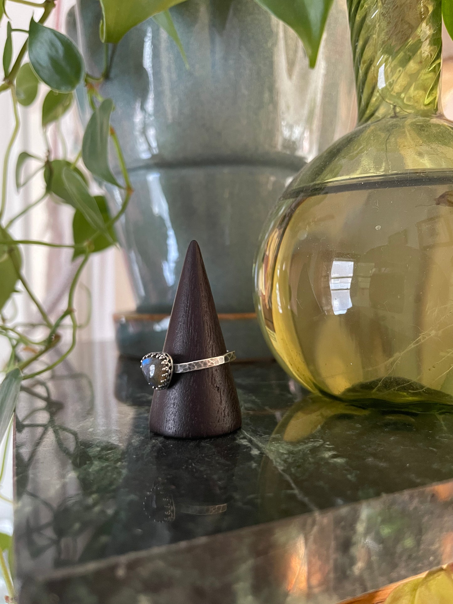 Labradorite and Sterling Ring - US 8